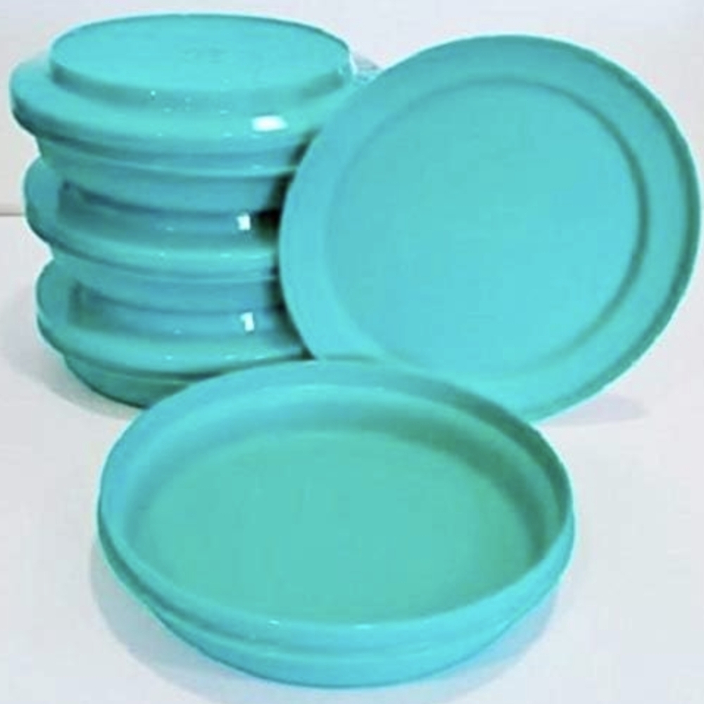 Tupperware Set Of 4 Blue Seal N Serve Bowl Containers